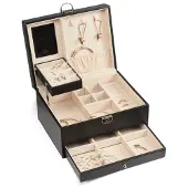 Gillian Jones Large Classic Jewelry Box 952 g - Black 12010
