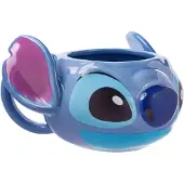 Paladone Stitch Shaped Mug, Single, 0,45 l, Mugg, Universal, Blå, Keramiska