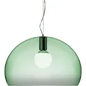 Kartell Design pendellampa FL/Y, dimbar, Grön, Vardagsrum / matsal, Syntetmaterial, Design, Pendellampa