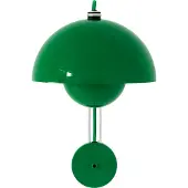 &tradition Vägglampa &Tradition, Flowerpot VP8, Grön, Vardagsrum, Metall, Design