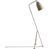 Gubi Golvlampa , Gräshoppa, Grå, Vardagsrum, Metall, Design