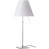 Luce Plan Bordslampa , Costanza, dimbara, Vit, Vardagsrum, Metall, Design