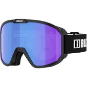 Bliz Rave - Skidglasögon Black / White Logo Light Orange W Blue Multi Cat 1