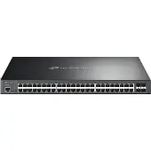 TP-LINK Omada SG3452XP, hanterad, L2+, Gigabit Ethernet (10/100/1000), Strömförsörjning via Ethernet (PoE) stöd, Rackmontering, 1U