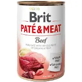 Brit Pate beef 6 x 400 g nötköttspaté för hundar