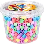 Hama maxipärlor 600 pastell mix 50
