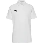Puma teamGOAL Casuals Piké - White, storlek X-Large