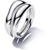 Pandora Essence Organically Shaped Sterling silver silverring 193264C00-54