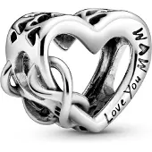 Pandora Love You Mum Infinity Heart charm 798825C00