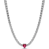 Pandora Timeless choker halsband red heart 393549C01-40