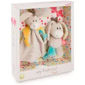 Nici Gosedjur + Täcke Åsna Muli Med Meddelande Teddy 18 Cm