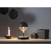Star Trading Lampfot E27 Magic 9cm | svart []