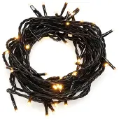 Konstsmide 3615-800 Mikroljusslinga Utomhus EEK: G (A - G) 230 V Antal ljuskällor 120 LED Bernstein Belyst längd: 19.04 m