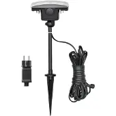 Konstsmide Bredstrålande LED-strålkastare för utomhusbruk Amalfi, Svart, Aluminium / grå / zink, Modern, LED-utomhuslampa