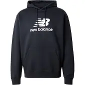 New Balance Sweatshirt 'Essentials' svart / vit