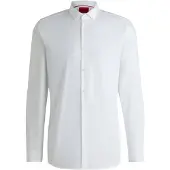 HUGO för män. 50389769 Erondo skjorta vit (37), Casual, Parti, Bomull, Lång ärm