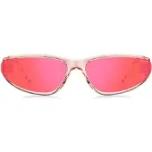 HUGO Pink-acetate sunglasses with tonal lenses