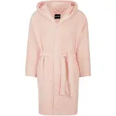 BOSS Logo-lapel dressing gown in long-fibre cotton