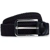 BOSS Bälte 'Clorio' svart / silver