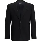 BOSS Slim-fit jacket in stretch wool