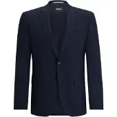 BOSS Slim-fit jacket in stretch wool