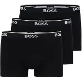 BOSS för män. 50475274 3-pack svarta boxershorts från Troncal (XS), Hemkläder, Bomull