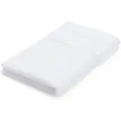 BOSS White cotton guest towel with embroidered logo