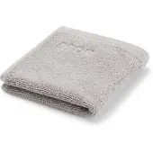 BOSS Logo-embroidered face cloth in Aegean cotton