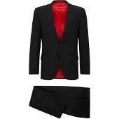 HUGO Slim-fit suit in a performance-stretch wool blend