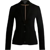 BOSS Slim-fit jacket in stretch fabric