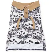 BOSS Dog polo shirt in cotton with palm-tree print