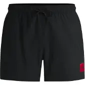 HUGO för män. 50493450 Dominica baddräkt svart (L), Strandkläder, Polyamid