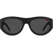 HUGO Black-acetate sunglasses with 3D monogram
