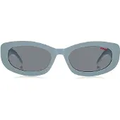 HUGO Blue sunglasses with branded temples