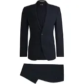BOSS Two-piece slim-fit suit in stretch wool