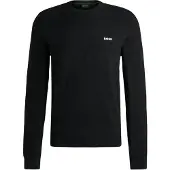 BOSS för män. 50498559 Momentum Dry Flex-tröja svart (XL), Casual, Polyester, Lång ärm