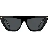 HUGO BOSS Black-acetate sunglasses with gold-tone details