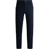 BOSS Satin Chino Navy Blå Mörkblå Storlek W 32