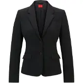 HUGO för kvinnor. 50516131 Aredana blazer svart (32), Casual, Parti, Syntetisk, Klassisk