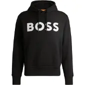 BOSS för män. 50523074 Hoodie Logo Oversize svart (M), Casual, Bomull