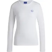 HUGO Daliria 10258980 Blue T-shirt Med Lång ärm