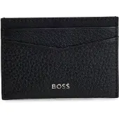 BOSS för män. 50529515 Korthållare i svart läder New Crosstown (OSFA), Casual, Hud