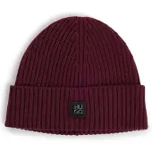 HUGO Virgin-wool beanie hat with stacked logo