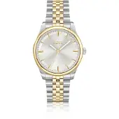 BOSS GRACEFUL Two-tone watch with mother-of-pearl inlay