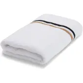 BOSS Cotton bath sheet with signature stripe