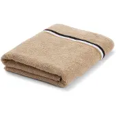 BOSS Cotton bath sheet with signature stripe