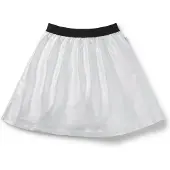 BOSS Kids' metallic-effect skirt with elasticated waistband