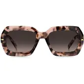 BOSS Pink-Havana sunglasses with gold-tone hinges