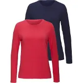 LASCANA T-shirt blå / röd