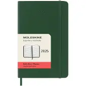 Moleskine 12M Daily Kalender 2025 Softcover Pocket Myrtle Green